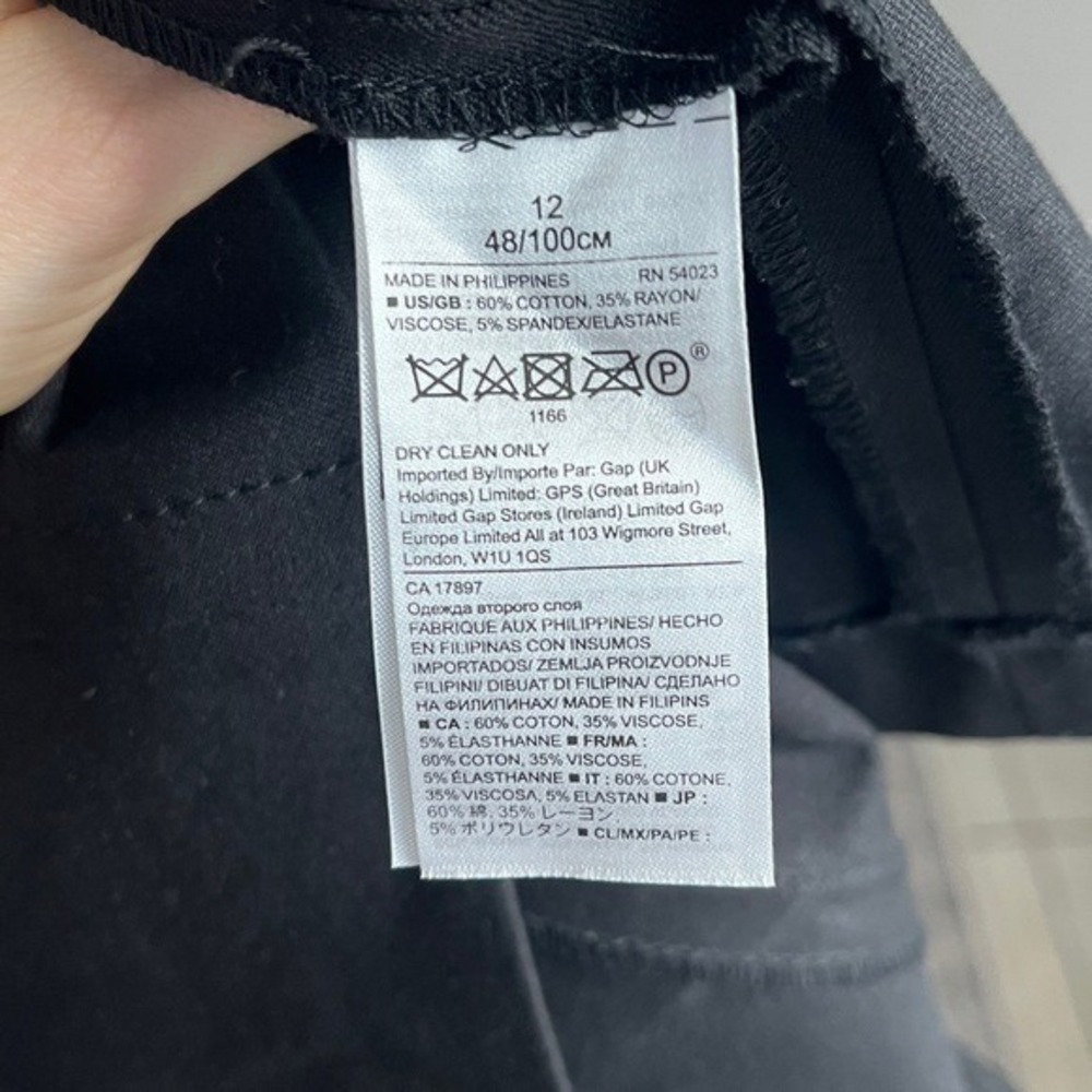 Banana Republic Black Midi Sheath Dress - Picture 9 of 9